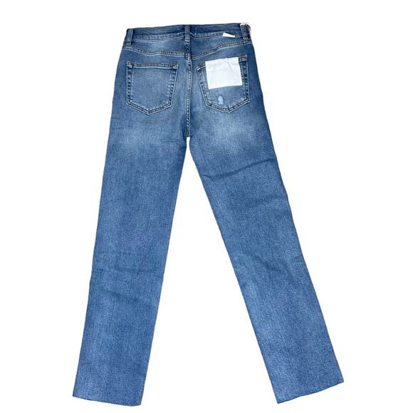 Boyish The Dempsey High-Rise Straight Jeans in Claire’s Knee Women’s Sz 24 - Picture 4 of 9